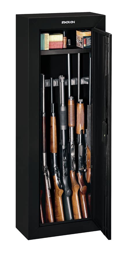 stack on gcb 908 steel 8 gun security cabinet black|8 gun security cabinets.